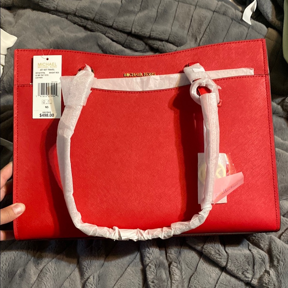Michael Kors Vibrant Red Tote